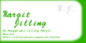 margit jilling business card